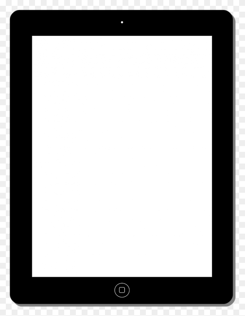 805x1055 Descargar Png Símbolo De Tableta Icono De Ipad Imagen De Ipad Fondo Transparente, Alfombra, Teléfono, Electrónica Hd Png