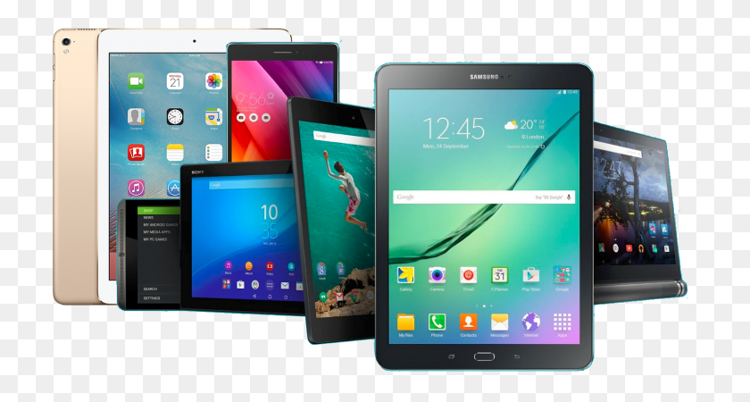 723x390 Tablets Phones And Tablets, Computer, Electronics, Mobile Phone HD PNG Download
