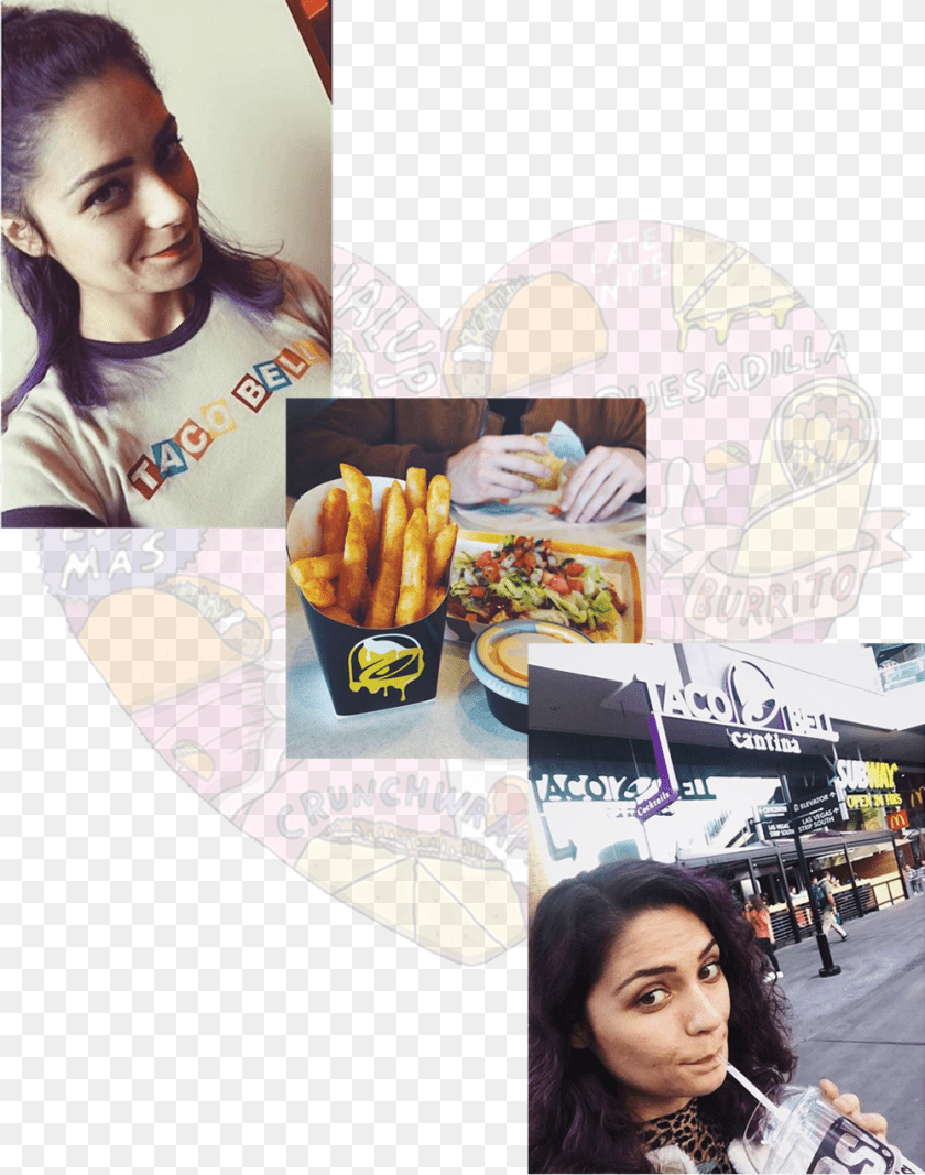 Taco Bell Bria Collage, Person, Photography, Head, Portrait Clipart PNG