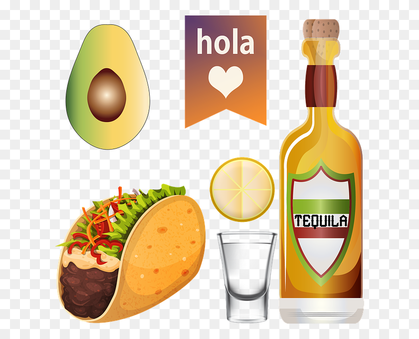 626x620 Taco Tuesday Tequila Avocado Taco Me Mexican Taco, Liquor, Alcohol, Beverage HD PNG Download