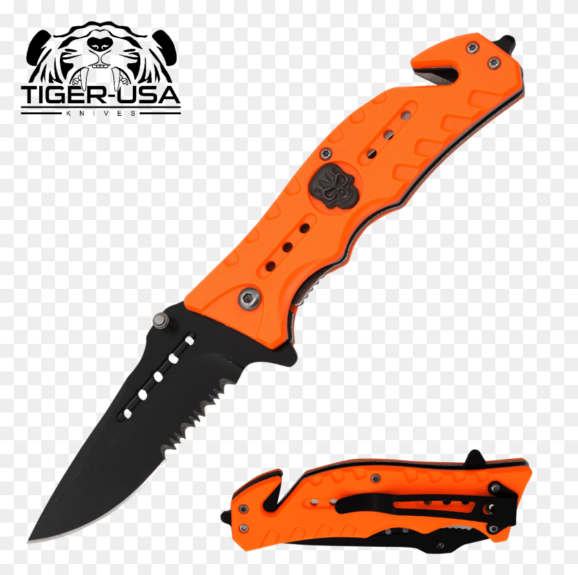 1421x1414 Tactical Rescue Skull Assisted Opening Pocket Knife Knife, Blade, Weapon, Weaponry HD PNG Download