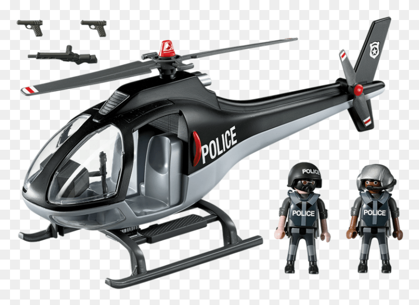 810x573 Tactical Unit Copter Playmobil Tactical Unit Copter, Helmet, Clothing, Apparel HD PNG Download