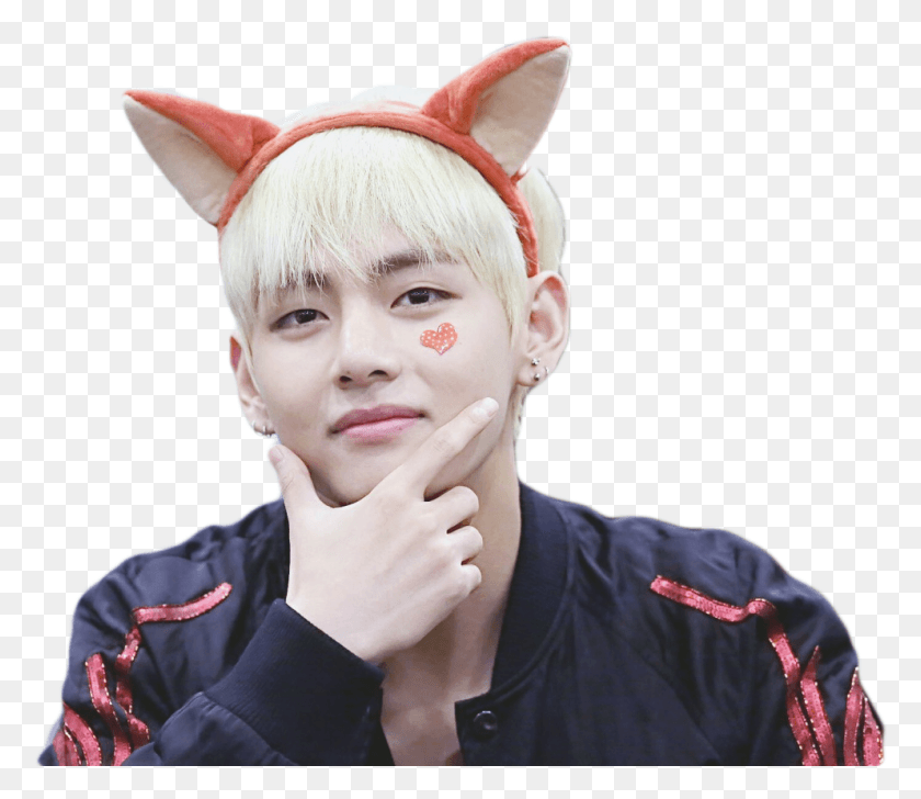 993x851 Taehyung Funny Memes Bts Sticker, Person, Human, Face HD PNG Download