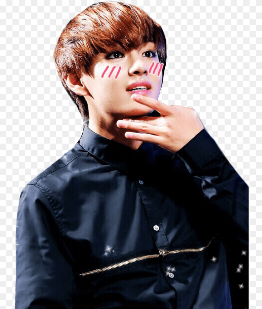 754x990 Taehyung I Used For My Profile C Taehyung Brown Hair, Portrait, Photography, Person, Face Transparent PNG