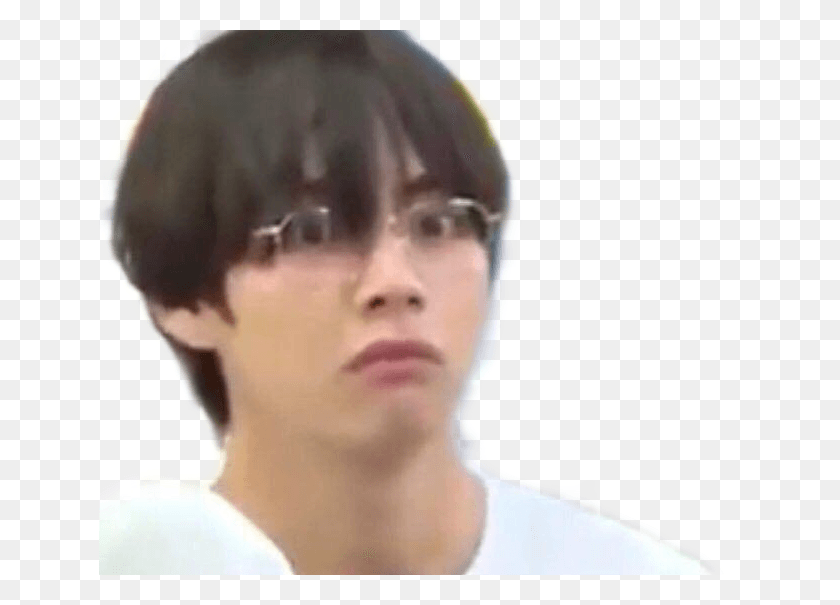641x545 Taehyung Shook Face, Person, Human, Sunglasses HD PNG Download