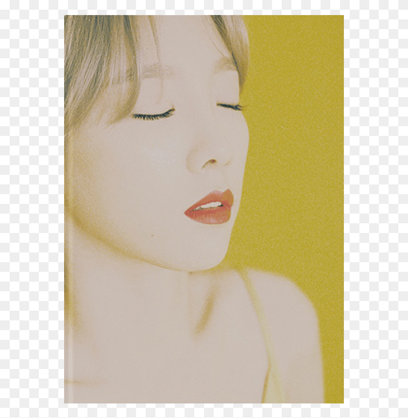 577x801 Taeyeon My Voice Album Cover, Head, Mouth, Lip HD PNG Download