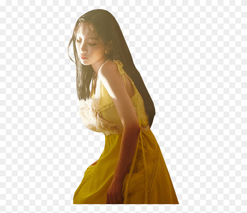 381x665 Taeyeon Yellow, Toy, Person, Human HD PNG Download