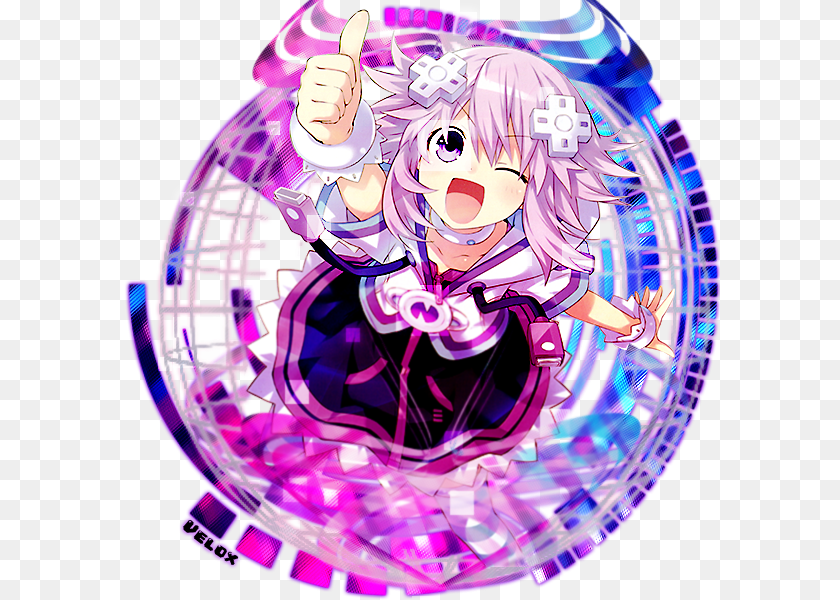 Tag By Veloxity Hyperdimension Neptunia Transparent Background, Purple, Book, Comics, Publication Clipart PNG