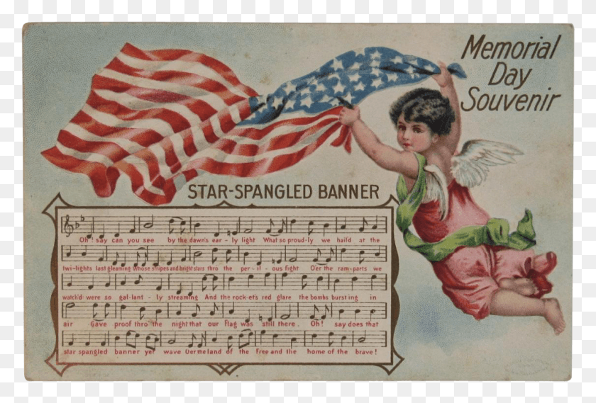 1129x738 Taggart Star Spangled Banner Memorial Day Souvenir Flag Of The United States, Person, Human, Text HD PNG Download