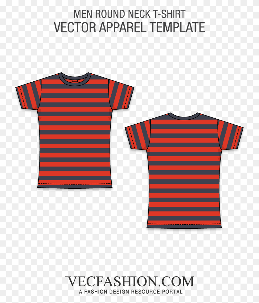 755x923 Tagged Basic Vecfashion Men T Shirt Style Template, Clothing, Apparel, T-shirt HD PNG Download