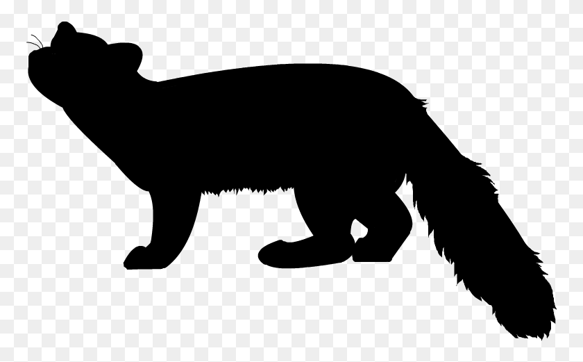 765x461 Tail Clipart Running Fox Marten Clipart Black And White, Gray, World Of Warcraft HD PNG Download