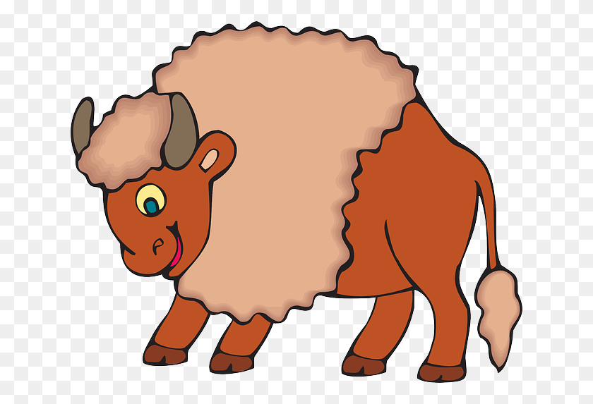 640x513 Tail Red Happy Cartoon Bull Horns Animal Tail Bison Kartun, Mammal, Buffalo, Wildlife HD PNG Download