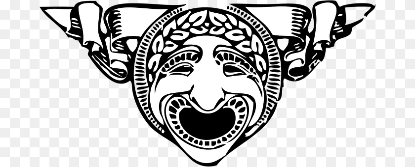 Tailpiece Stencil, Face, Head, Person PNG