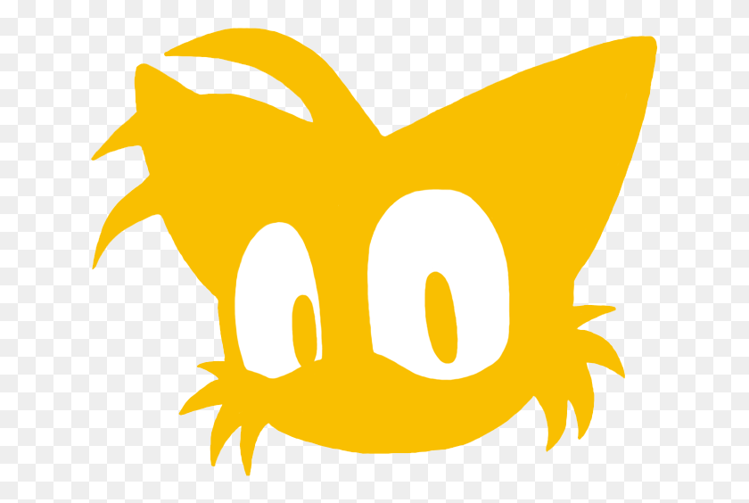 637x504 Tails Head Silhouette By Samsonic Sonic The Hedgehog Tails Icon, Text, Animal, Food HD PNG Download