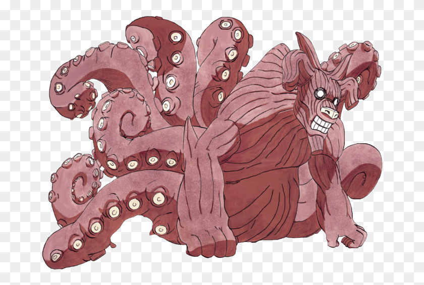 678x505 Tails Killer Bee And Gyuki, Animal, Octopus HD PNG Download