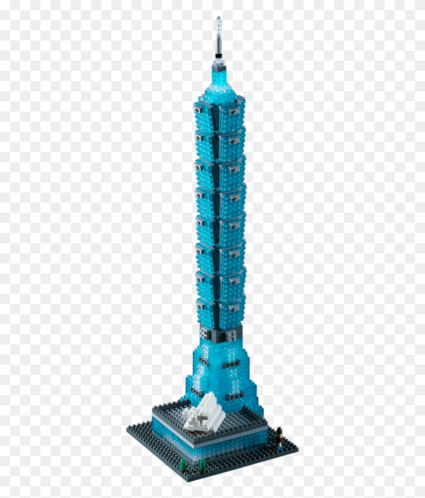 343x923 Taipei 101 Tower, Zipper, Crystal, Knitting HD PNG Download