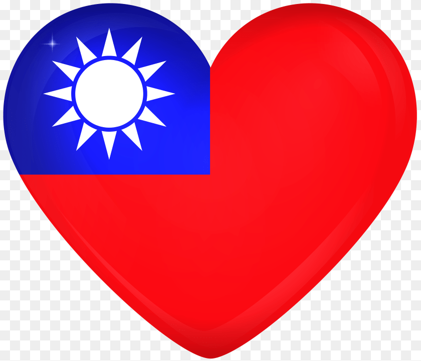 6000x5152 Taiwan Large Heart, Symbol PNG