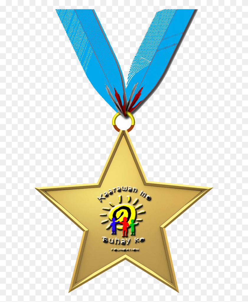 605x962 Takbo Mo Buhay Ko 2014 Medal Gold Star, Symbol, Lamp, Gold HD PNG Download