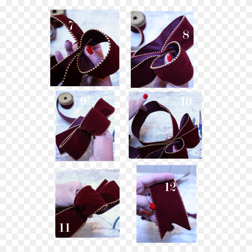 508x781 Take A Length Of Ribbon Longer Than The First Loop Handbag, Collage, Poster, Advertisement HD PNG Download