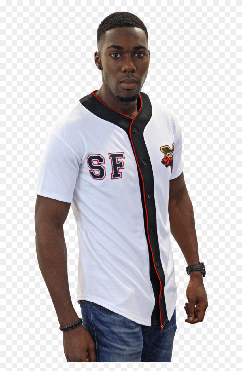 640x1229 Take A Look At Numskull39s Street Fighter 5 Range Sports Jersey, Clothing, Apparel, Person HD PNG Download