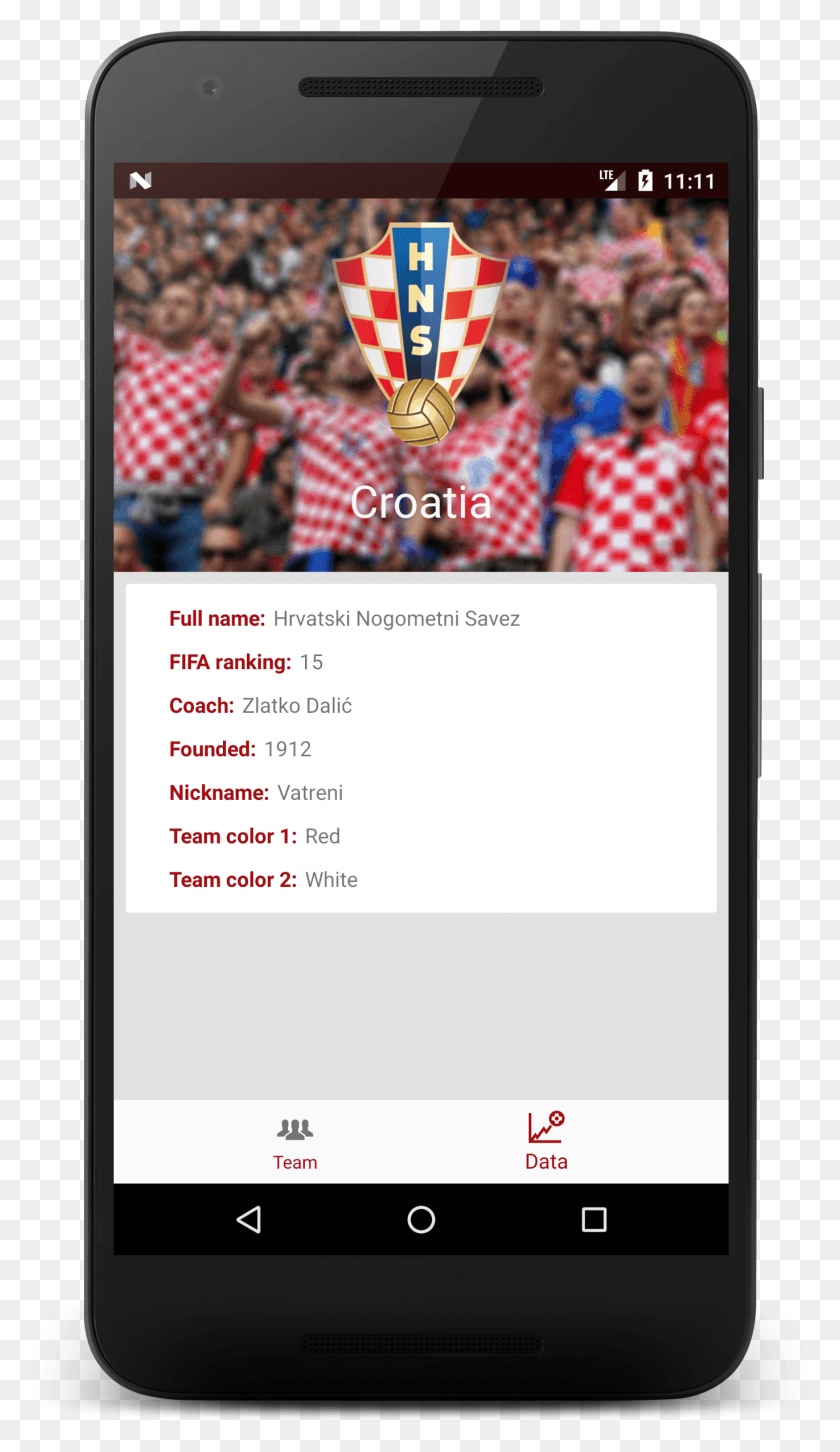 1370x2446 Take A Look At Some Of The App Features Croatian Football Federation, Person, Human, Phone HD PNG Download