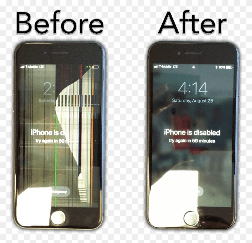 951x915 Take A Look At These Before And After Photos To See Iphone, Mobile Phone, Phone, Electronics HD PNG Download