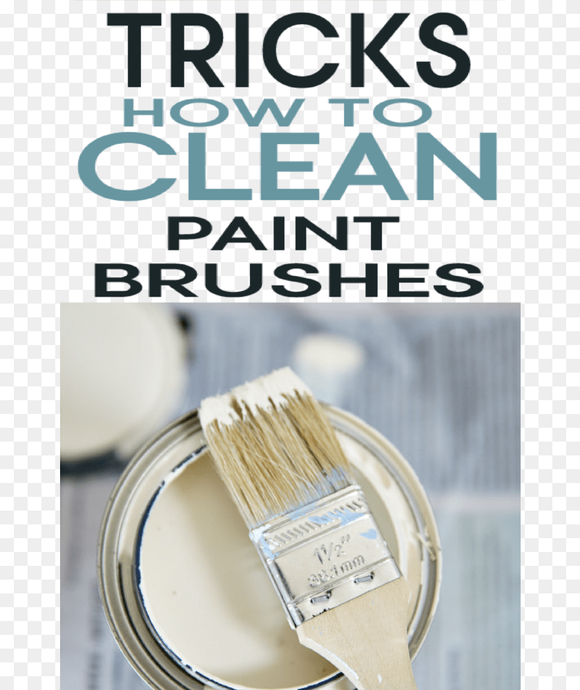 667x1000 Take A Minute To Learn These Great Tricks To Cleaning Paint, Brush, Device, Tool Sticker PNG