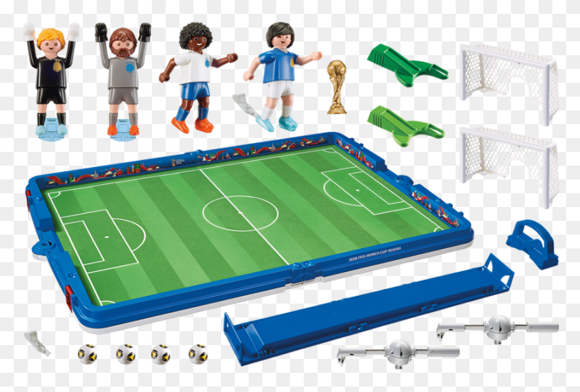 871x568 Take Along 2018 Fifa World Cup Russia Arena Playmobil Campo Futbol Rusia 2018, Person, Human, People HD PNG Download