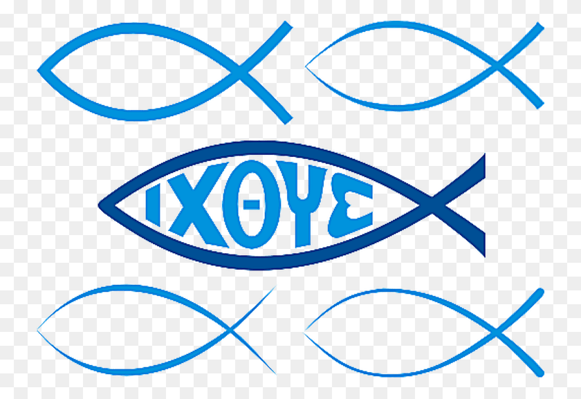 735x517 Take An Illustrated Tour Of Christian Symbols Christian Fish Or Ichthys, Logo, Symbol, Trademark HD PNG Download