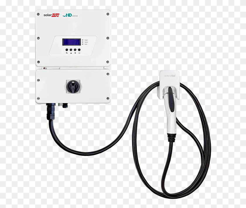 604x652 Take Charge Of Your Energy Source Solaredge Ev Charger, Adapter, Bicycle, Vehicle HD PNG Download