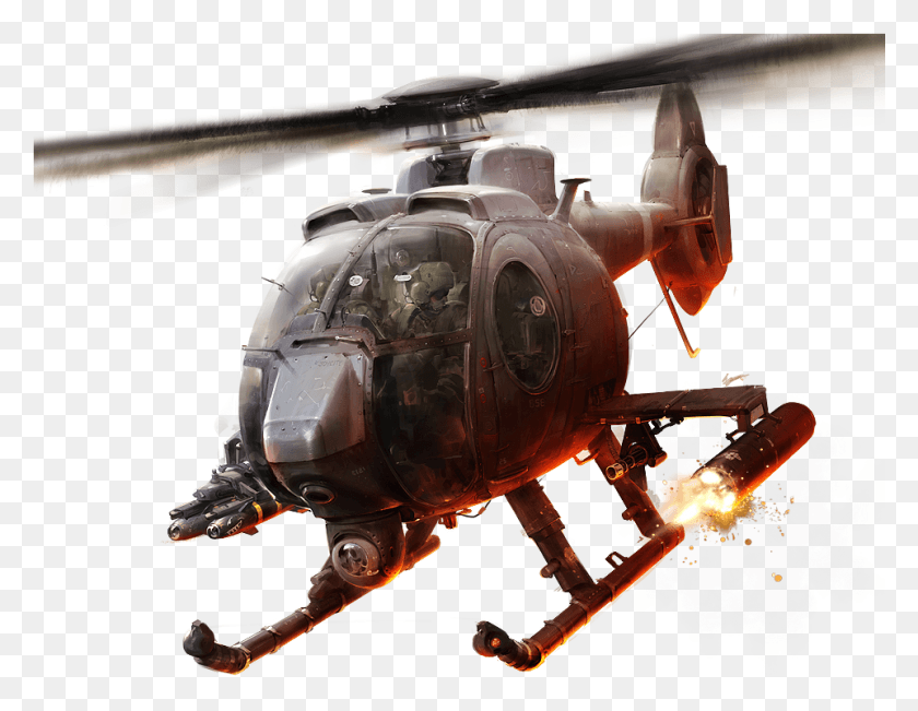 961x729 Take Control Of Powerful Gunships Transparent Background Helicopter, Aircraft, Vehicle, Transportation HD PNG Download