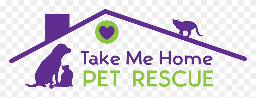 2467x833 Take Me Home Pet Rescue At Pottery Barn Take Me Home Pet Rescue Logo, Text, Symbol, Trademark HD PNG Download