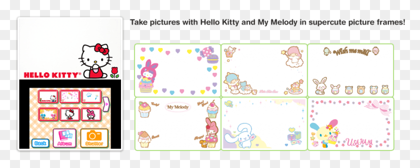 920x326 Сфотографироваться С Hello Kitty И Моей Мелодией В Supercute Hello Kitty, Конверт, Почта, Текст Hd Png Скачать
