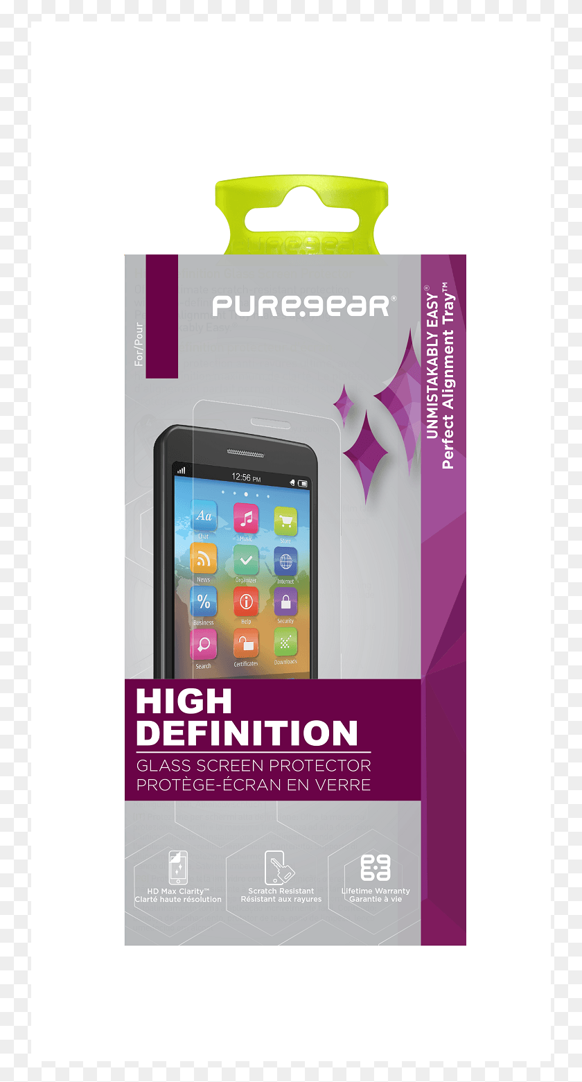 751x1501 Descargar Png Protector De Pantalla De Cristal De Alta Definición Take Pure Gear, Teléfono Móvil, Electrónica, Hd Png