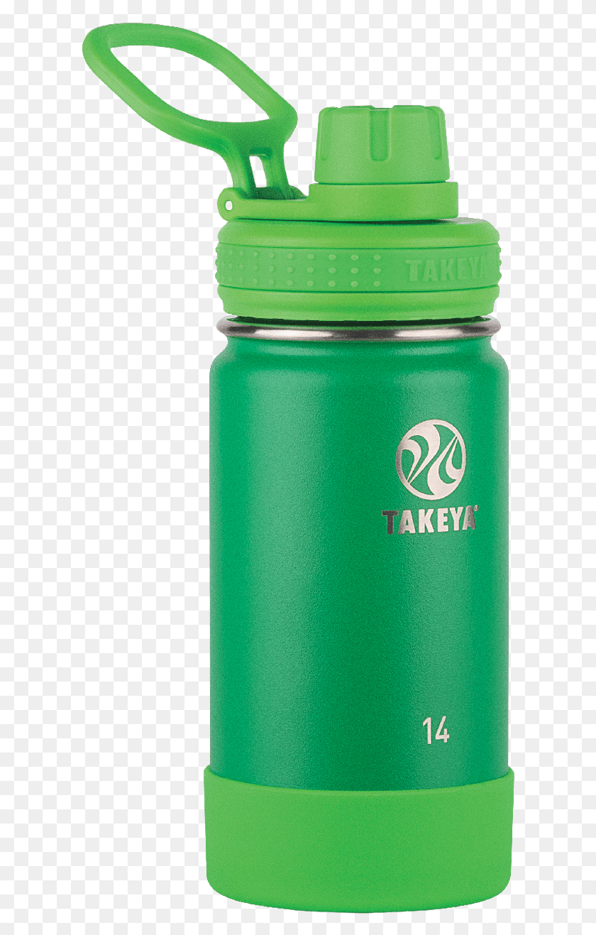 611x1257 Takeya Actives Kids Stainless Steel Water Bottle Wspout, Bottle, Shaker, Cosmetics HD PNG Download