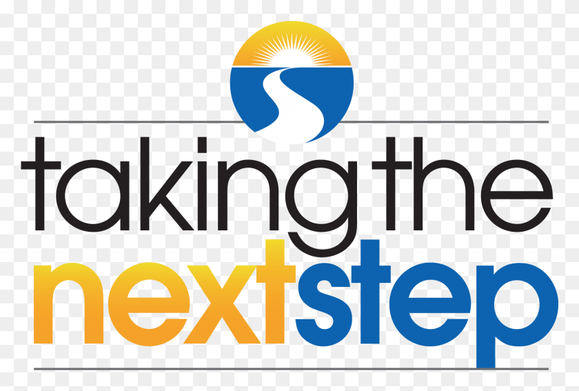 1608x1047 Taking The Next Steps Logo Color 2 Graphic Design, Text, Alphabet, Word HD PNG Download