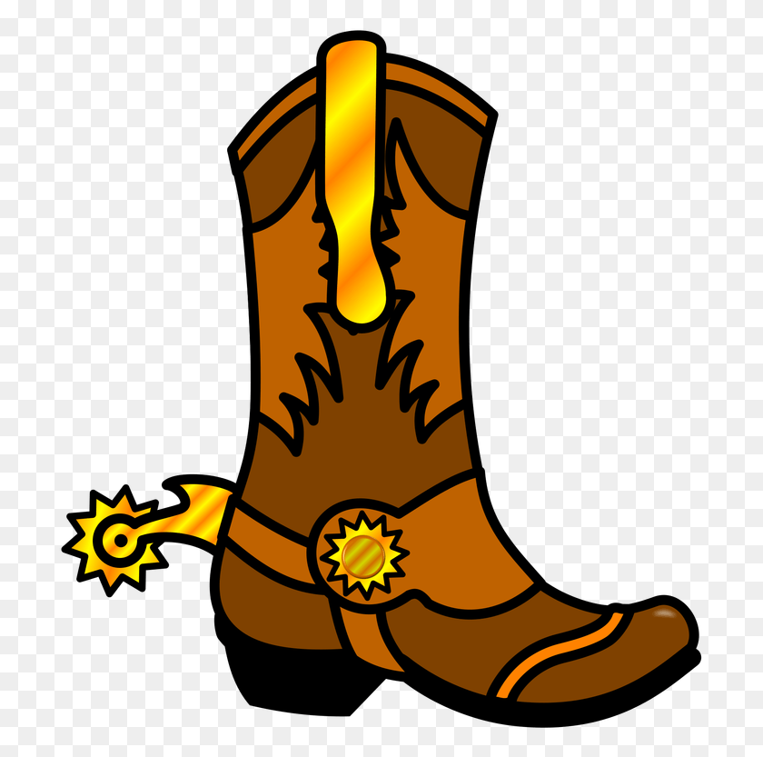 711x773 Talksense Vector Free Cowboy Boot, Clothing, Apparel, Footwear HD PNG Download