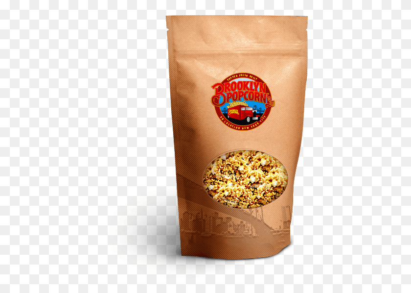 418x538 Tall Brooklyn Popcorn Bag Brooklyn Popcorn, Food, Plant, Snack HD PNG Download