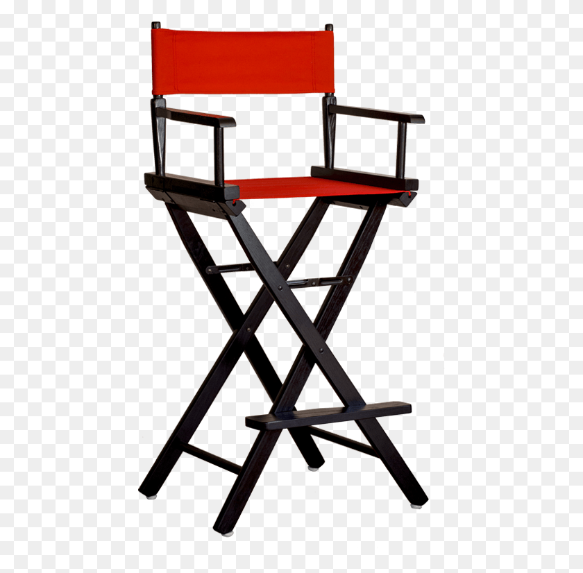 443x766 Tall Red Chair Tall Directors Chair, Furniture, Stand, Shop Descargar Hd Png