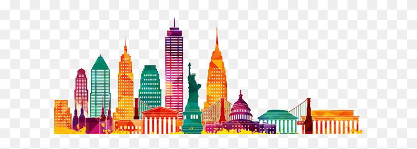 623x242 Tall Silhouette At Getdrawings Com Free For Building Color, City, Urban, Town HD PNG Download