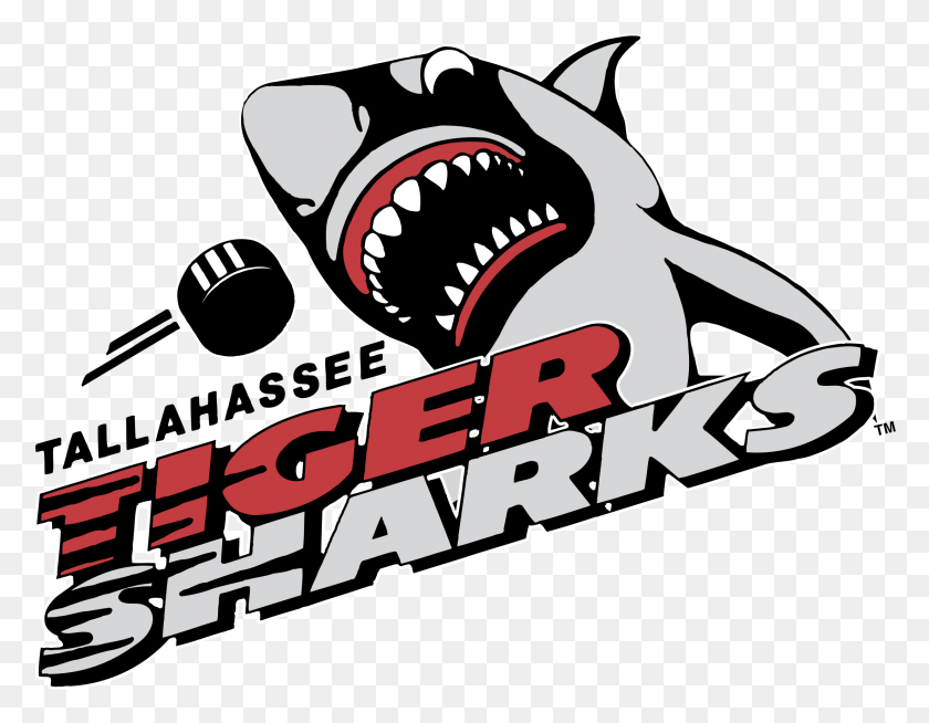 2194x1672 Tallahassee Tiger Sharks Logo Transparent Tallahassee Tiger Sharks, Advertisement, Poster, Text HD PNG Download