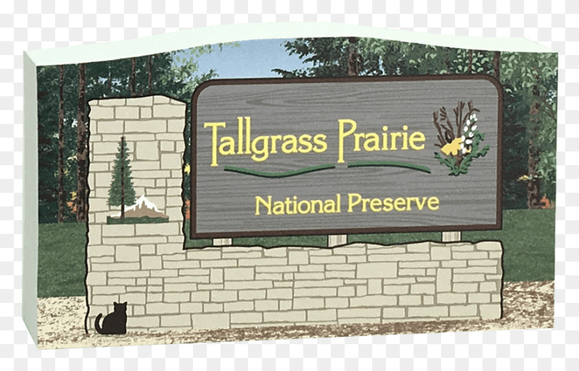 857x527 Tallgrass Prairie Natl Preserve Strong City Ks Signage, Bush, Vegetation, Plant HD PNG Download