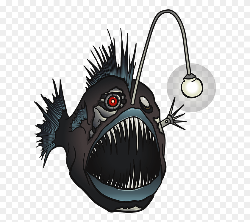613x688 Talos Has Discussed At Length The Sophistication Of Transparent Angler Fish, Graphics, Animal HD PNG Download