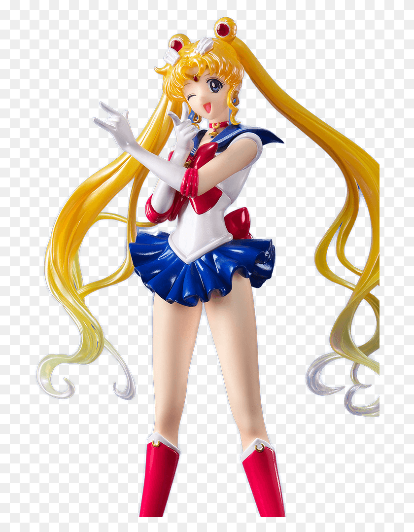 701x1019 Tamashii Nations Us Action Figure Sailor Moon, Figurine, Doll, Toy HD PNG Download