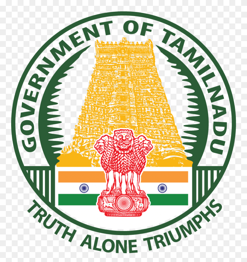 781x836 Tamil Nadu Government Logo Image Rh Pngimage Tamil Nadu Government, Label, Text, Symbol HD PNG Download