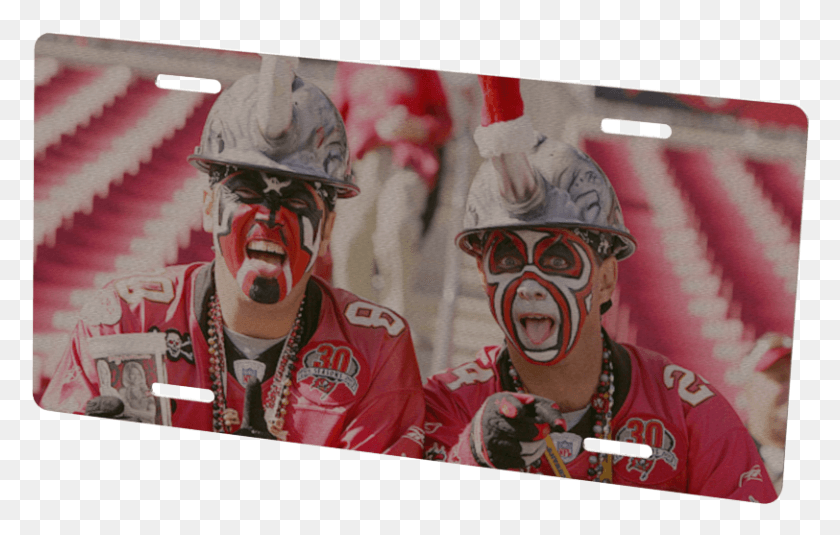 812x495 Tampa Bay Buccaneers Custom Metal Photo Fire Department, Person, Festival, Crowd HD PNG Download