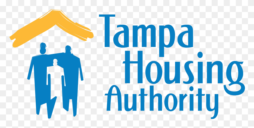 2327x1090 Tampa Bay Fair Housing Consortium Inc Tampa Housing Authority Logo, Text, Alphabet, Word HD PNG Download