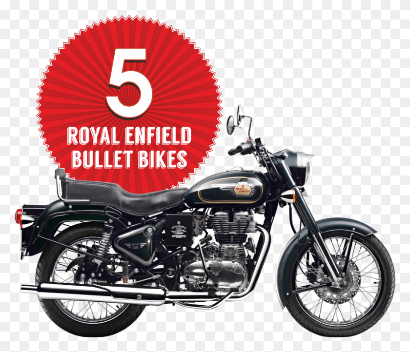 875x743 Descargar Png Tampc Apply Royal Enfield Bullet 500 Verde, Motocicleta, Vehículo, Transporte Hd Png