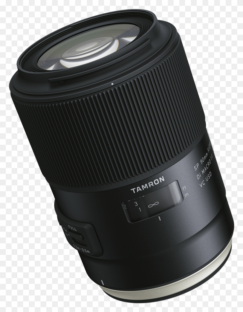 844x1101 Tamron Sp 90mm F2 Sp 90mm F 2.8 Di Macro1 1 Vc Usd Mtf, Camera Lens, Electronics, Helmet HD PNG Download