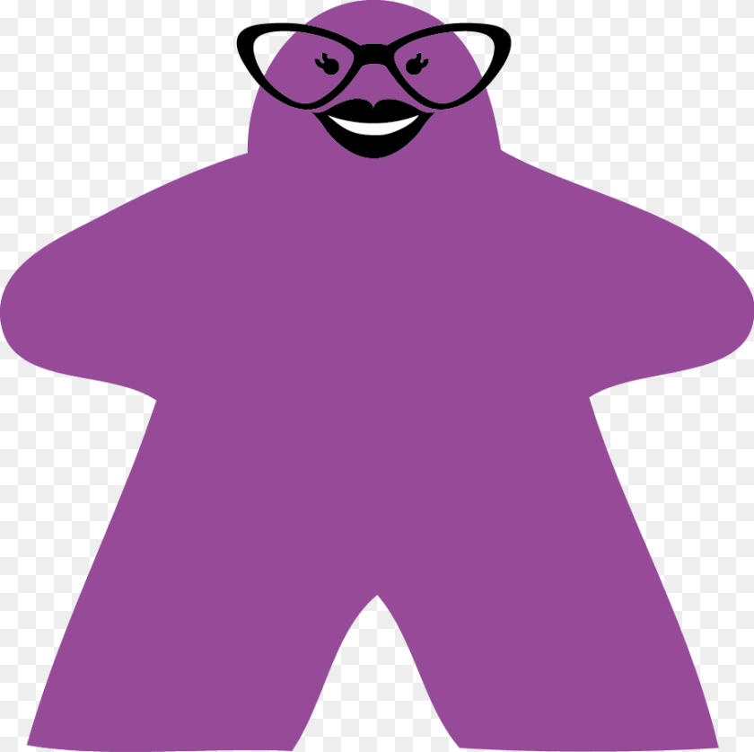 910x907 Tamz Meeple Purple Meeple, Accessories, Glasses, Person, Face Clipart PNG